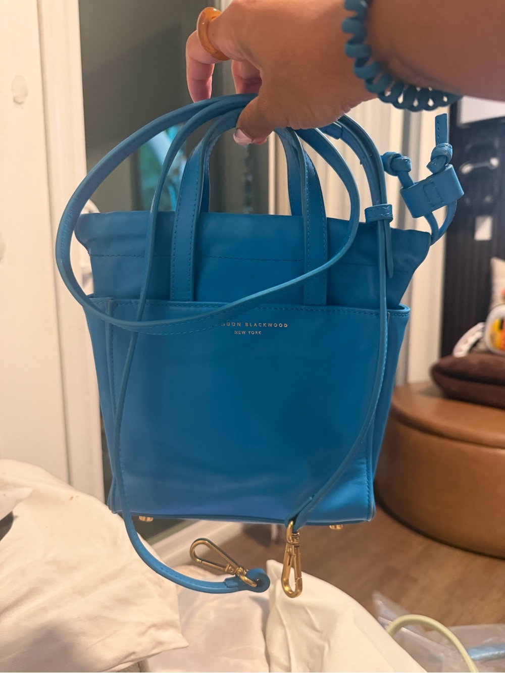 Brandon Blackwood Blue Mini Tote Bag - Blue